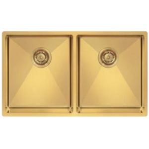 Dobbel tarm vask i rustfritt stål